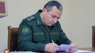 The Chairman of the RA Investigative Committee Artur Poghosyan Held Meeting in Subdivisions of Shirak Regional Investigative Department